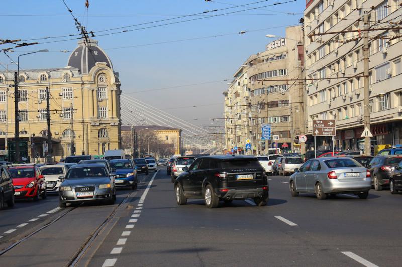 Östlicher Bereich des Bahnhofs "Gara de Nord" in Bukarest