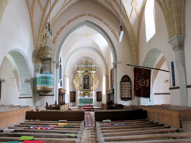 Die Kirchenburg in Hărman (Honigberg) bei Braşov (Kronstadt)