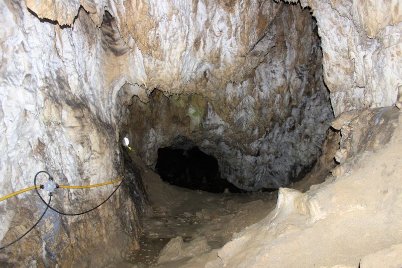 In der Höhle Polovragi In der Höhle Polovragi