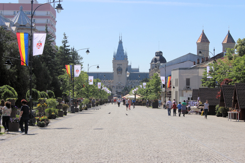 Der Kulturpalast (Palatul Culturii) in Iasi