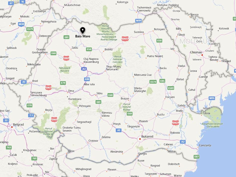 Bing Maps Baia Mare