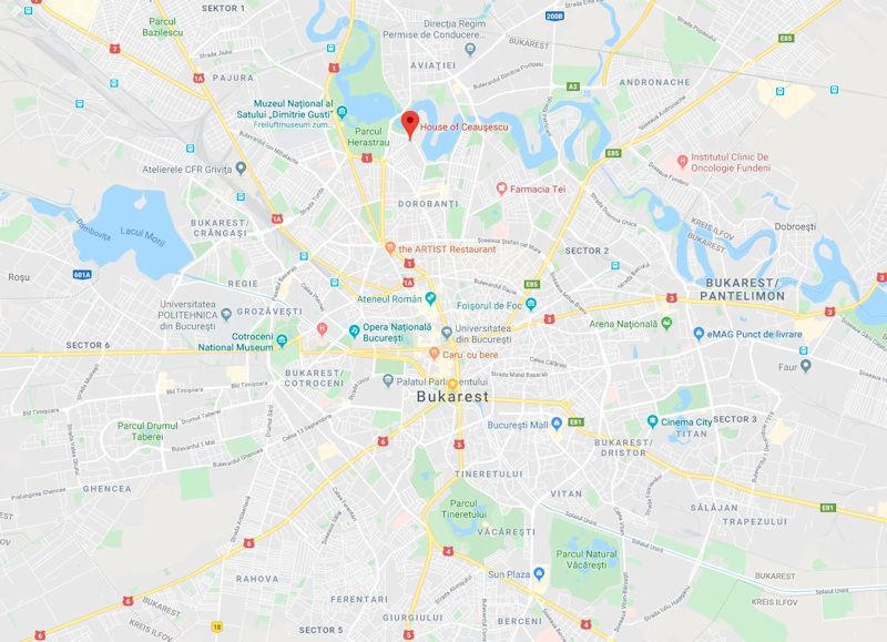 Quelle: Google Maps - Bukarest Quelle: Google Maps - Bukarest