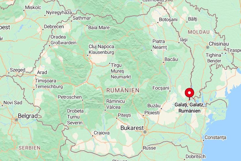 Google Maps - Galați in Rumänien Google Maps - Galați in Rumänien
