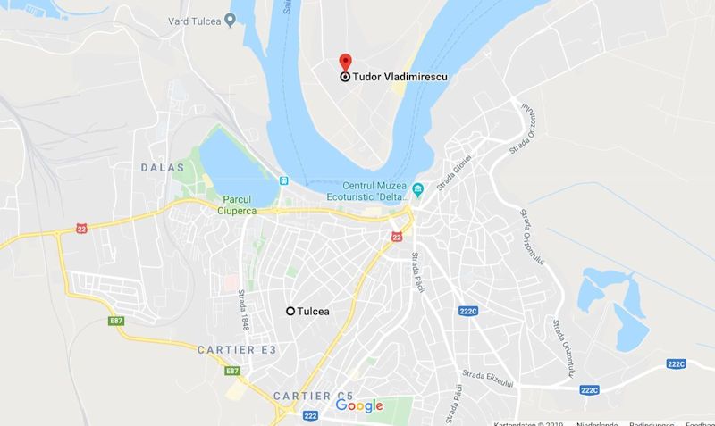 Quelle: Google Maps - Tulcea und Tudor Vladimirescu