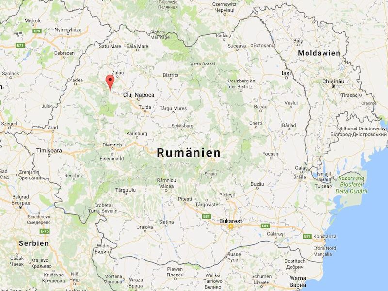 Quelle: Google Maps - Poieni, zwischen Oradea und Cluj Napoca Quelle: Google Maps - Poieni, zwischen Oradea und Cluj Napoca