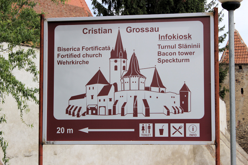 Kirchenburg in Cristian (Grossau) bei Sibiu (Hermannstadt)