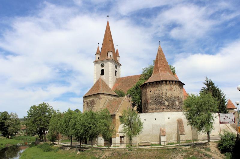 Die Kirchenburg in Cristian (Grossau) bei Sibiu (Hermannstadt)  /  Biserica fortificată din Cristian (Grossau) lângă Sibiu  / The fortified church in Cristian (Grossau) near Sibiu