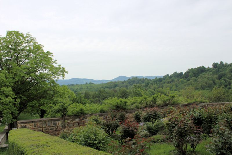 Blick vom Kloster Horezu aus gesehen Blick vom Kloster Horezu aus gesehen
