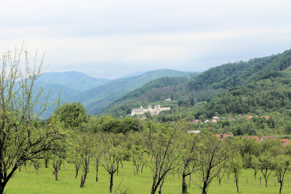 Blick auf das Kloster Horezu