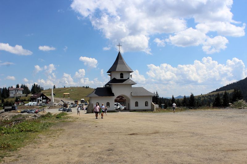 Eingangsbereich zum Kloster (Mamastirea) Prislop