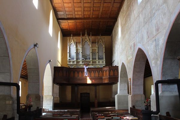 Die Orgel in der Kirchenburg von Malancrav (Malmkrog)