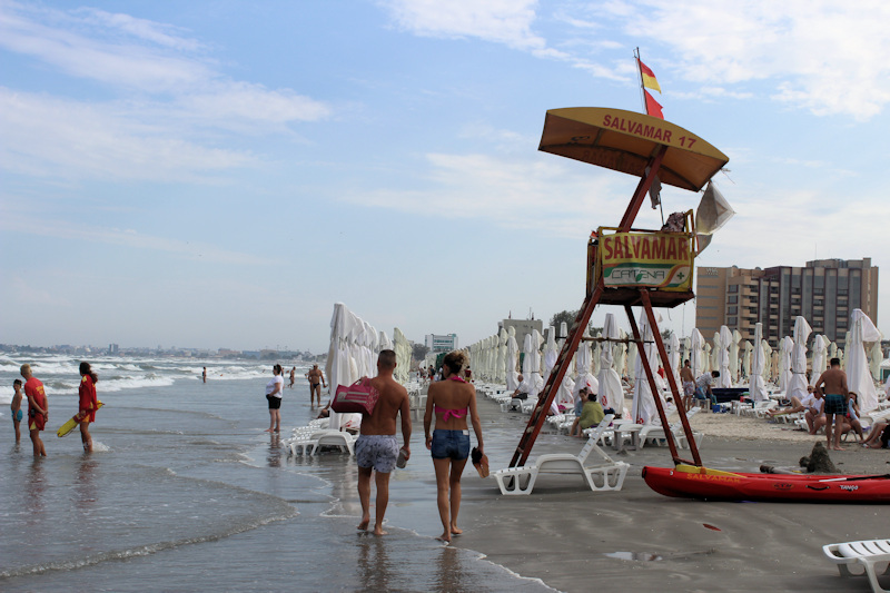 Mamaia an der rumänischen Schwarzmeerküste 2017