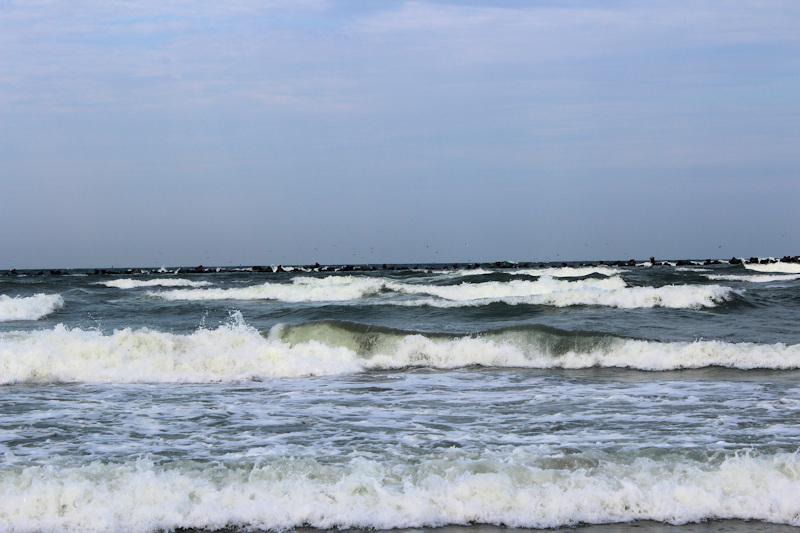 Die rumänische Schwarzmeerküste von Mamaia im August 2017