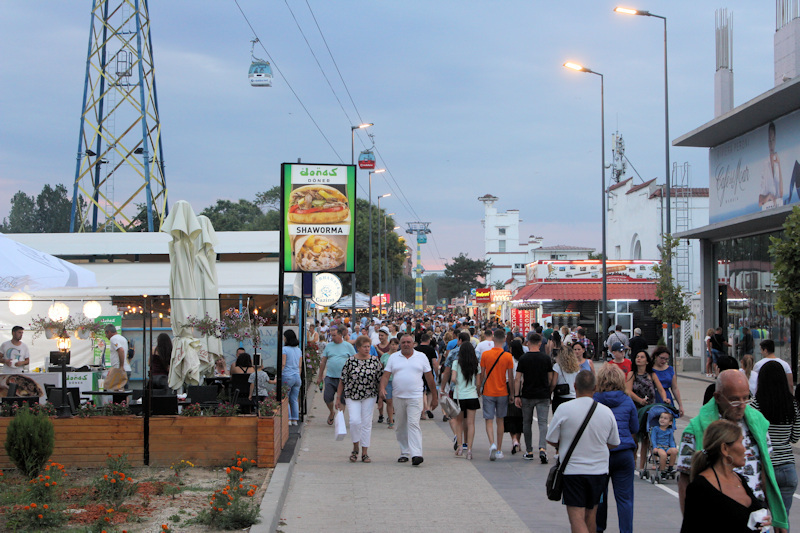 Mamaia am Abend im August 2017