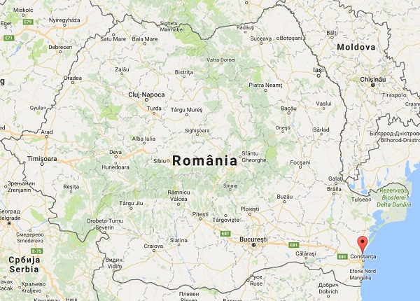 Karte - Mamaia - an der rumänische Schwarzmeerküste 
