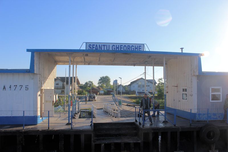 Foto: Die Anlegestellen in Sfantu Gheorge Die Anlegestellen in Sfantu Gheorge