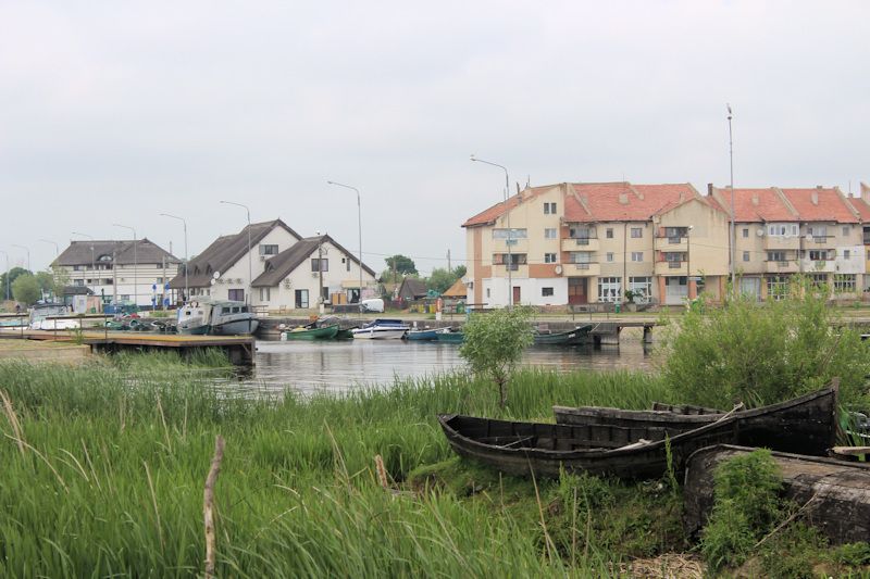 Kleiner Hafen in Sfantu Gheorghe