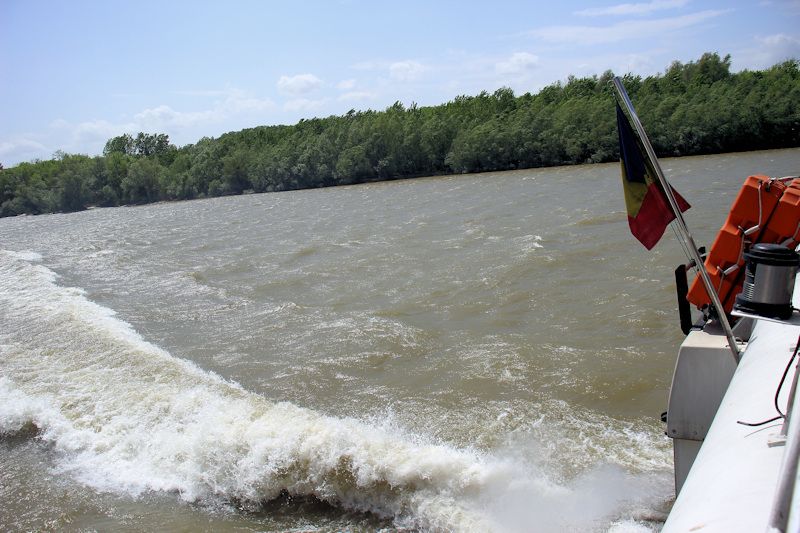 Fahrt auf dem nördlichen Donauarm des Donaudeltas