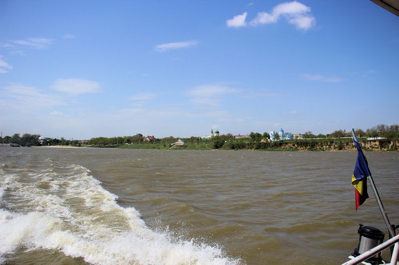 Blick auf die ukrainischen Stadt Ismajil