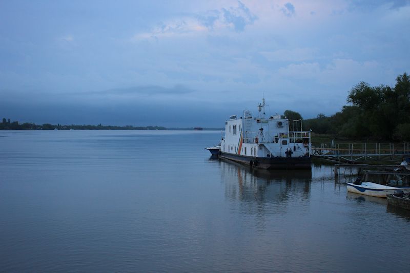 Foto: Morgens im Donaudelta bei Periprava - Fahrt von Periprava nach Tulcea Morgens im Donaudelta bei Periprava