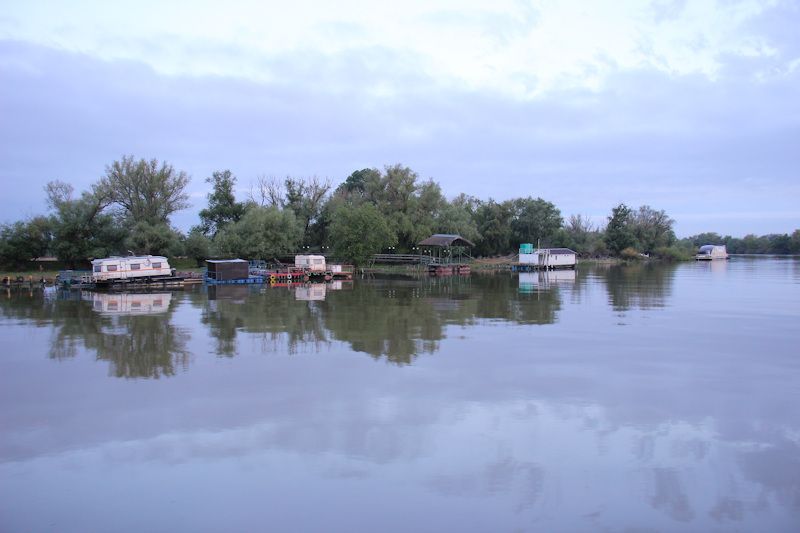 Foto: Morgens im Donaudelta bei Periprava - Fahrt von Periprava nach Tulcea Morgens im Donaudelta bei Periprava
