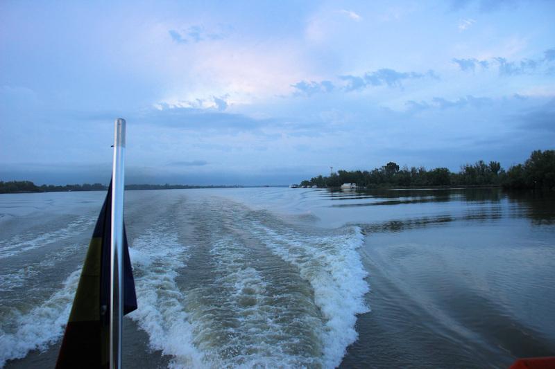 Foto: Morgens im Donaudelta bei Periprava - Fahrt von Periprava nach Tulcea Morgens im Donaudelta bei Periprava