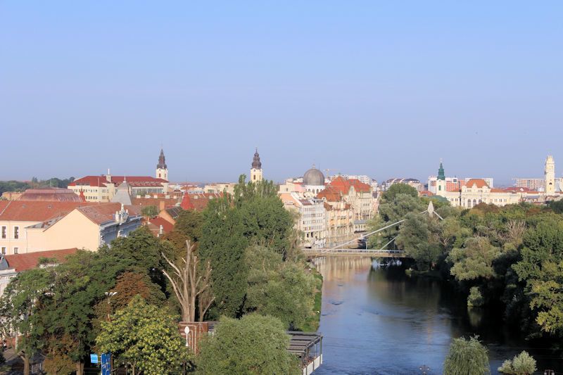 Blick auf das Zentrum von Oradea (Großwardein)