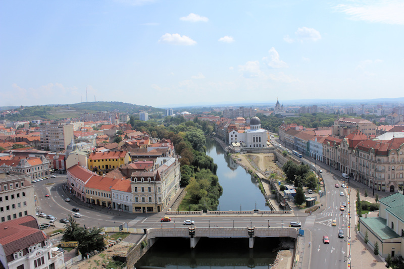 Blick auf das Zentrum von Oradea (Großwardein)