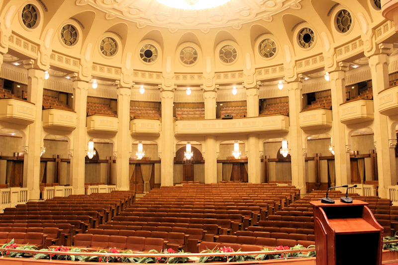 Plenarsaal von Rumänien