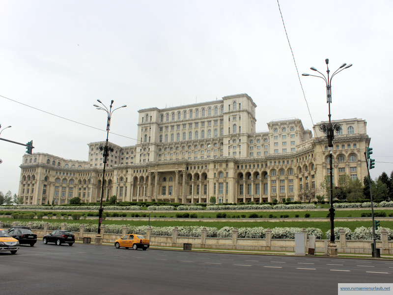 Der Parlamentspalast in Bukarest