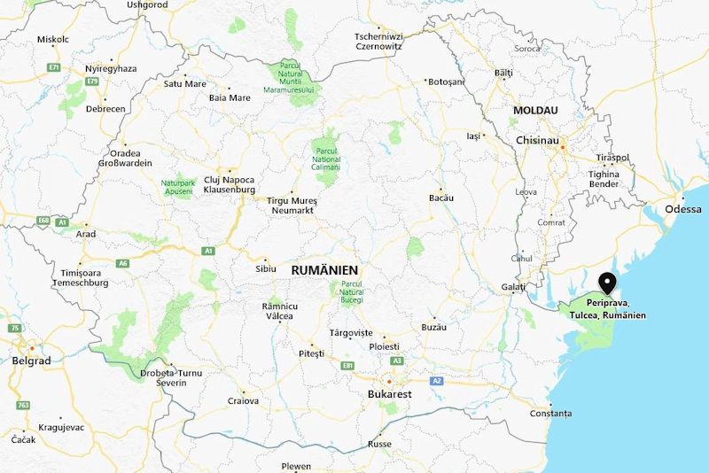 Quelle: Bing Maps - Periprava Quelle: Bing Maps - Periprava