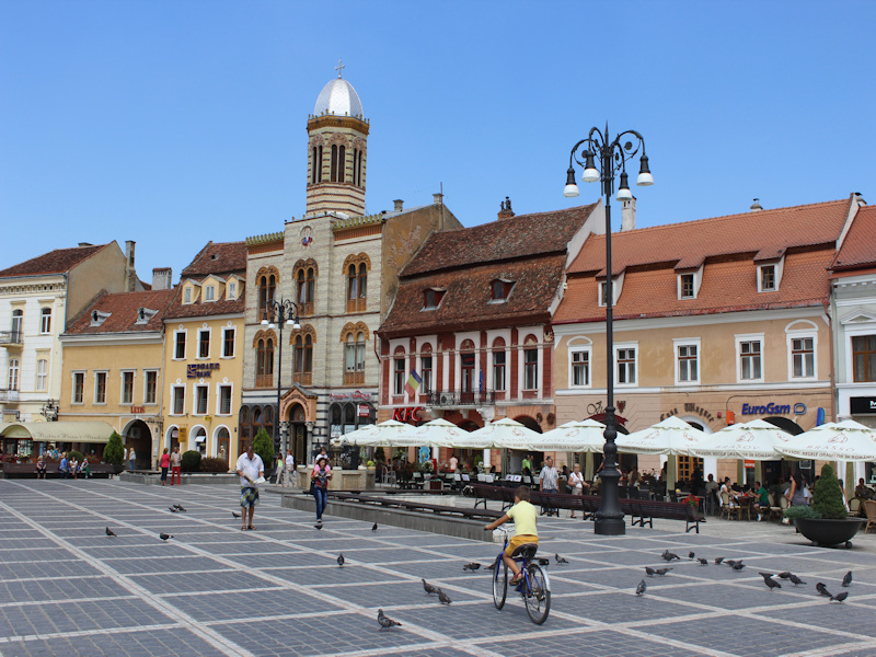 Piata Sfatului in Brasov (Kronstadt)