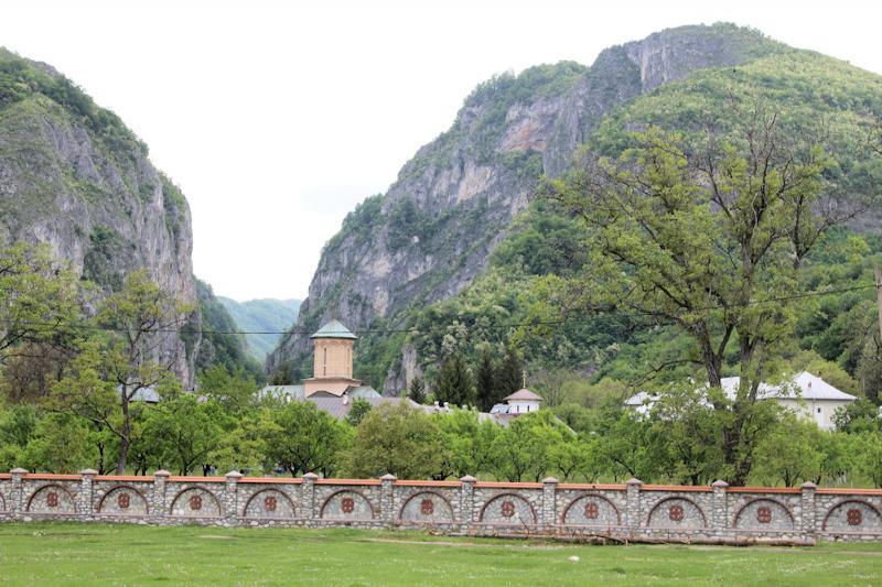 Blick aus das Kloster Polovragi Blick aus das Kloster Polovragi