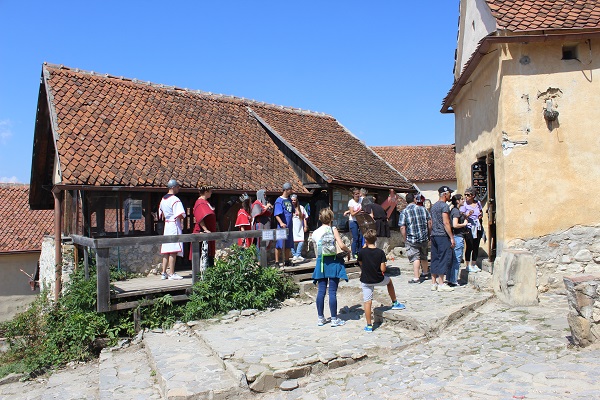Die Ronenauer Burg in Râșnov (Rosenau)
