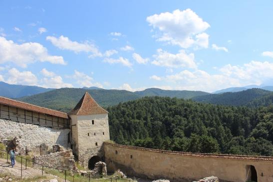 Die Ronenauer Burg in Râșnov (Rosenau)
