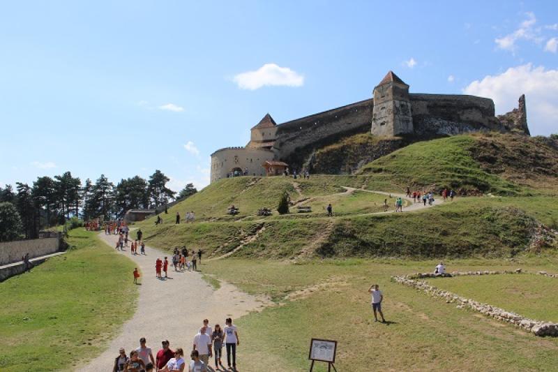 Râșnov (Rosenau): Die Rosenauer Burg - die größte Festungsanlage in Südtranssylvanien