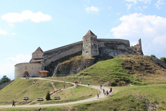 Die Ronenauer Burg in Râșnov (Rosenau)