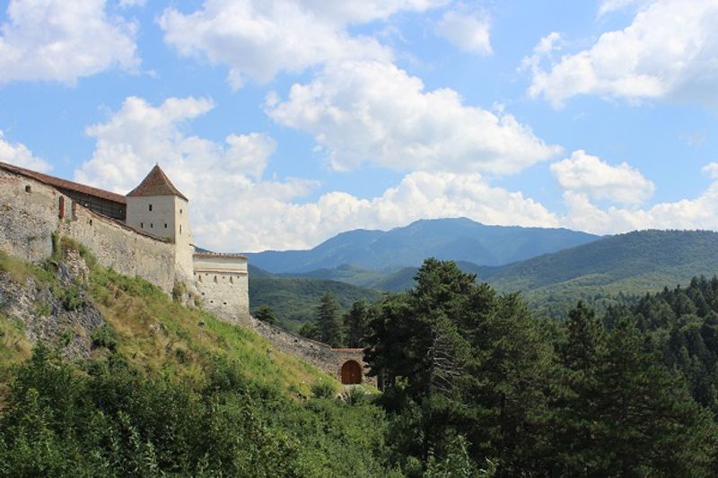 Die Festung von Râșnov (Rosenau)
