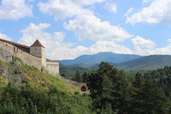 Die Ronenauer Burg in Râșnov (Rosenau)