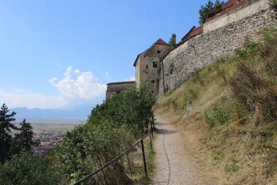 Die Ronenauer Burg in Râșnov (Rosenau)