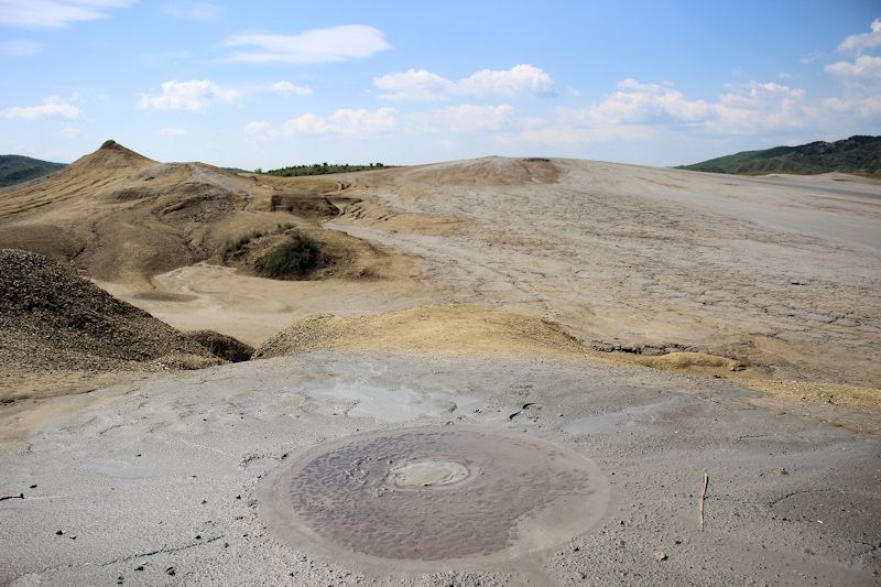 Die Schlammvulkane von Berca bei bei Buzău