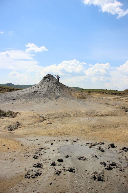 Die Schlammvulkane von Berca bei bei Buzău