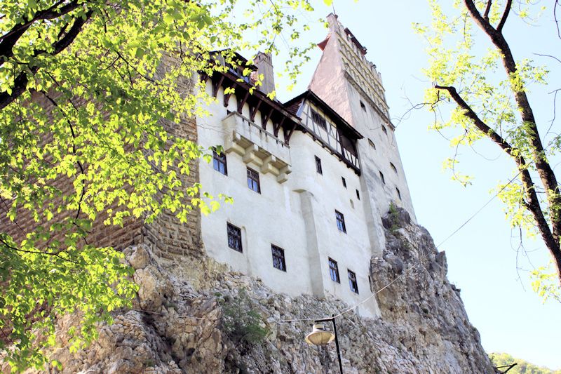 Blick auf das Schloss Bran in der Ortschaft Bran (Törzburg)
