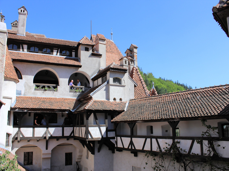 Schloss Bran (Draculaschloss) bei Brasov (Kronstadt)