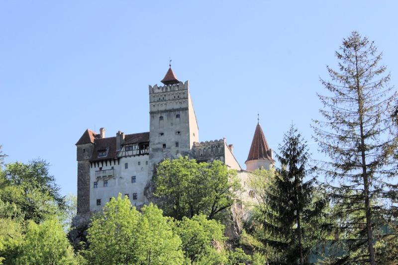 Blick auf das Schloss Bran in der Ortschaft Bran (Törzburg)