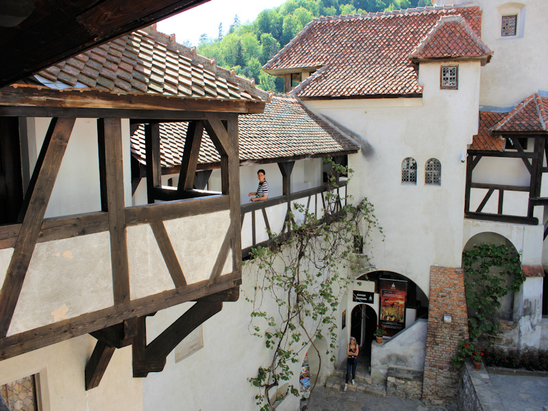 Schloss Bran (Draculaschloss) bei Brasov (Kronstadt)