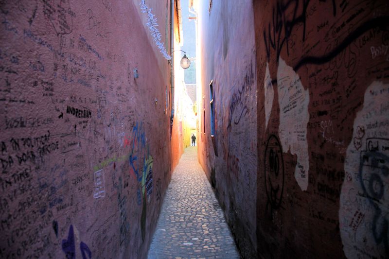 Foto: Die Strada Sforii in Braşov (Kronstadt)