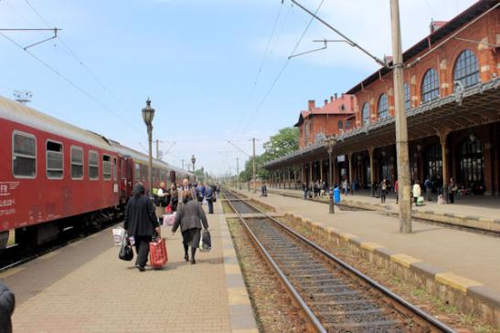 Der Bahnhof von Suceava - Mai 2016