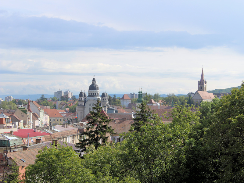 Blick auf Târgu Mureș (Neumarkt am Mieresch) 