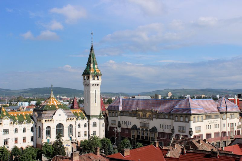 Rathaus und Kulturpalast von Târgu Mureș (Neumarkt am Mieresch) 